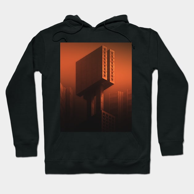 Periscope Apartment Block Hoodie by bolek3d